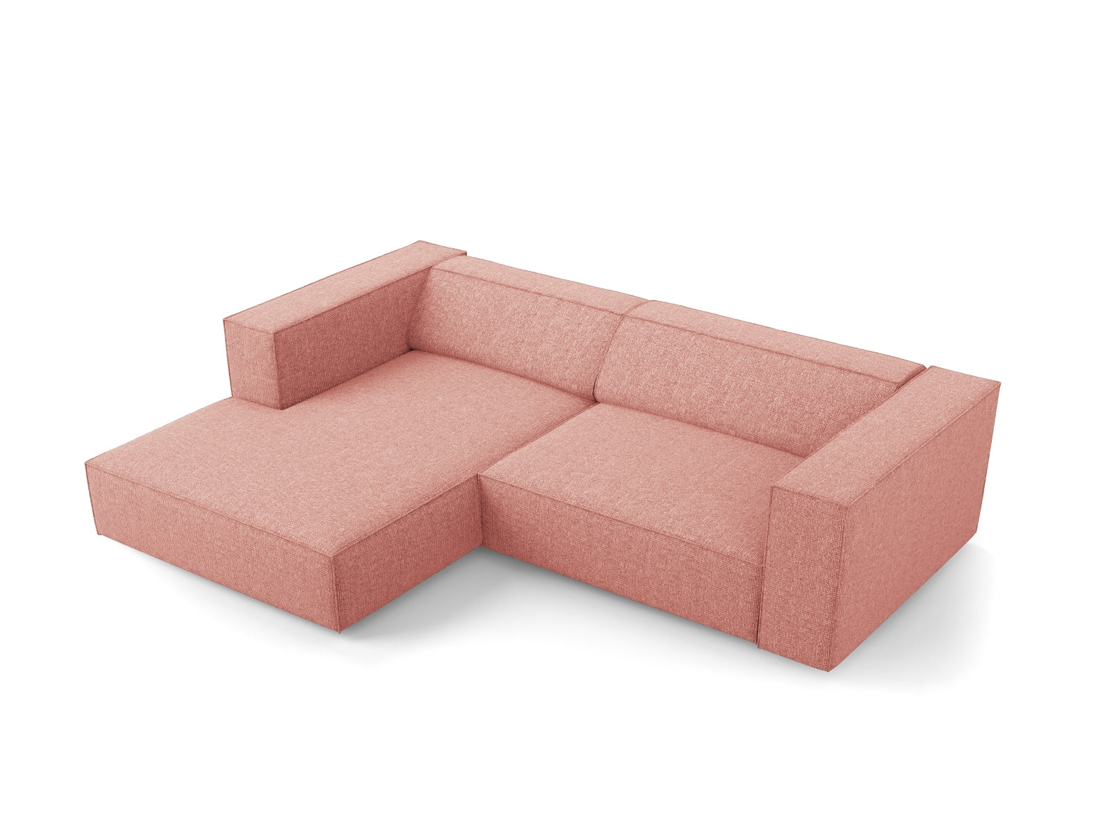 Arendal Ecksofa links 3 Sitzer in Pink präsentiert im Onlineshop von KAQTU Design AG. Ecksofa links ist von Cosmopolitan Design