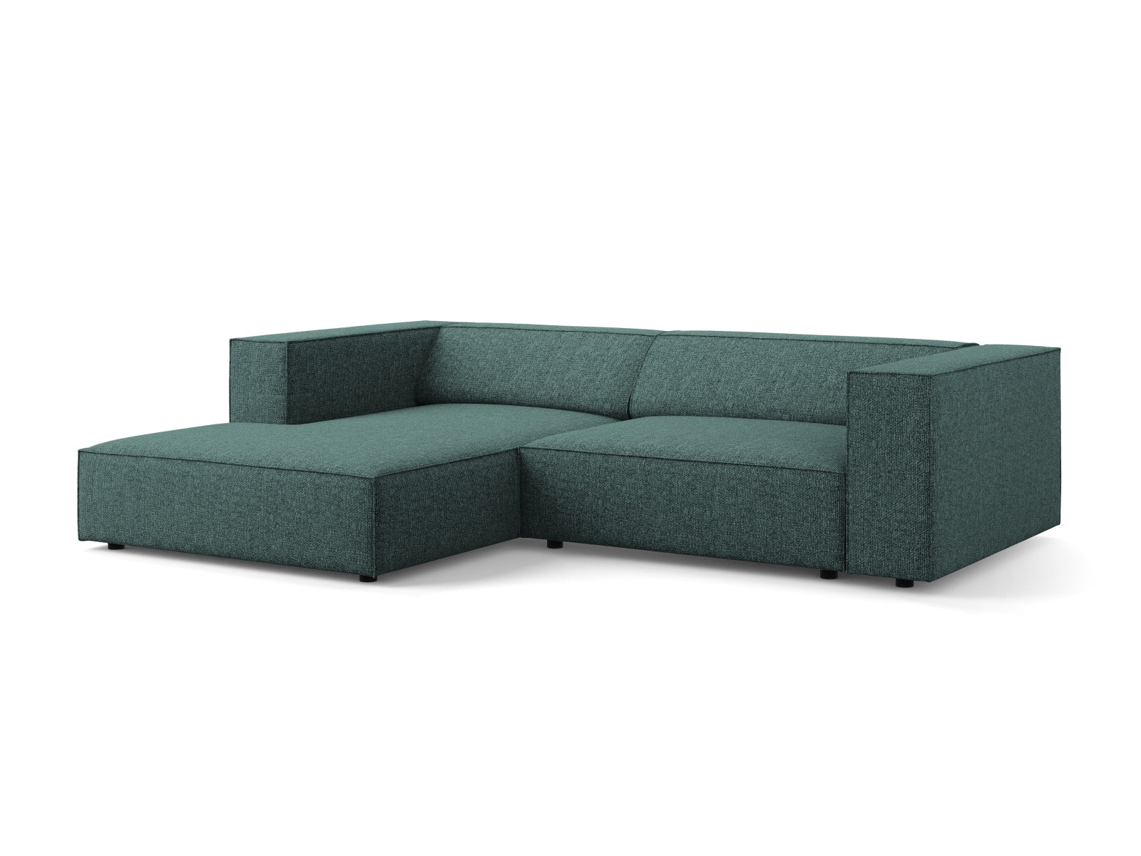 Arendal Ecksofa links 3 Sitzer in Petrol präsentiert im Onlineshop von KAQTU Design AG. Ecksofa links ist von Cosmopolitan Design