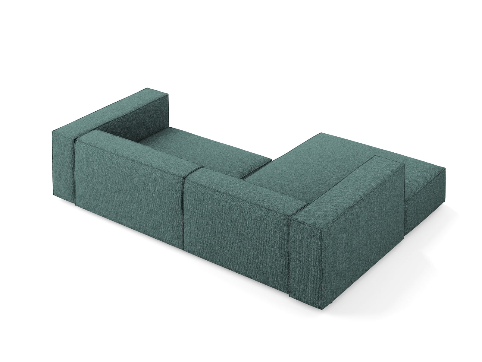 Arendal Ecksofa links 3 Sitzer in Petrol präsentiert im Onlineshop von KAQTU Design AG. Ecksofa links ist von Cosmopolitan Design