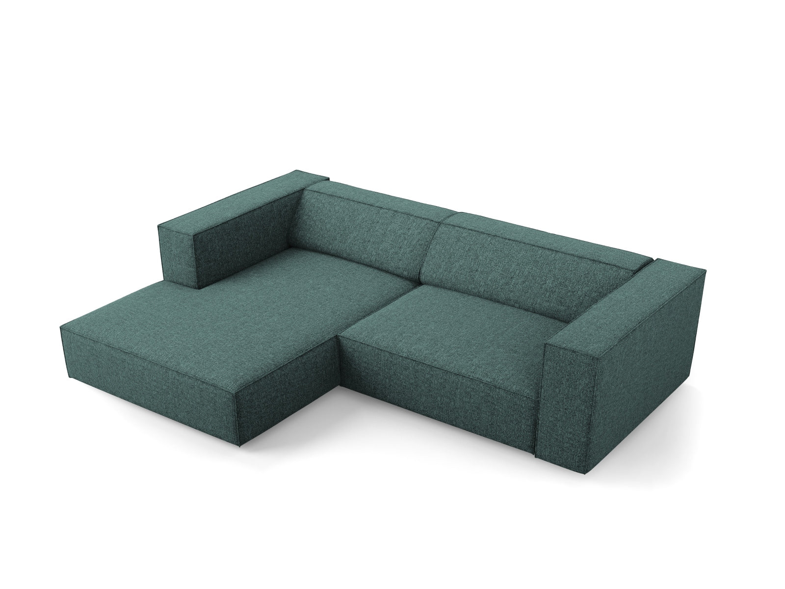 Arendal Ecksofa links 3 Sitzer in Petrol präsentiert im Onlineshop von KAQTU Design AG. Ecksofa links ist von Cosmopolitan Design