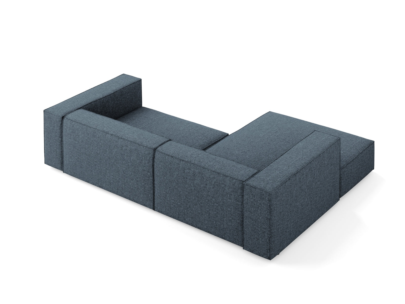 Arendal Ecksofa links 3 Sitzer in Royal Blue präsentiert im Onlineshop von KAQTU Design AG. Ecksofa links ist von Cosmopolitan Design