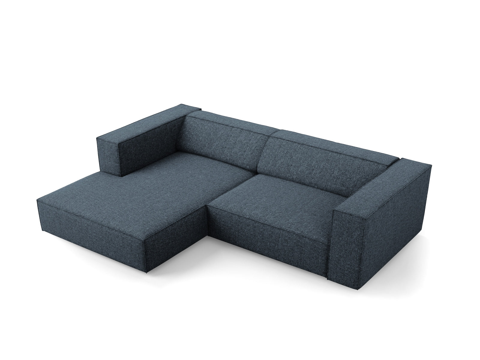 Arendal Ecksofa links 3 Sitzer in Royal Blue präsentiert im Onlineshop von KAQTU Design AG. Ecksofa links ist von Cosmopolitan Design
