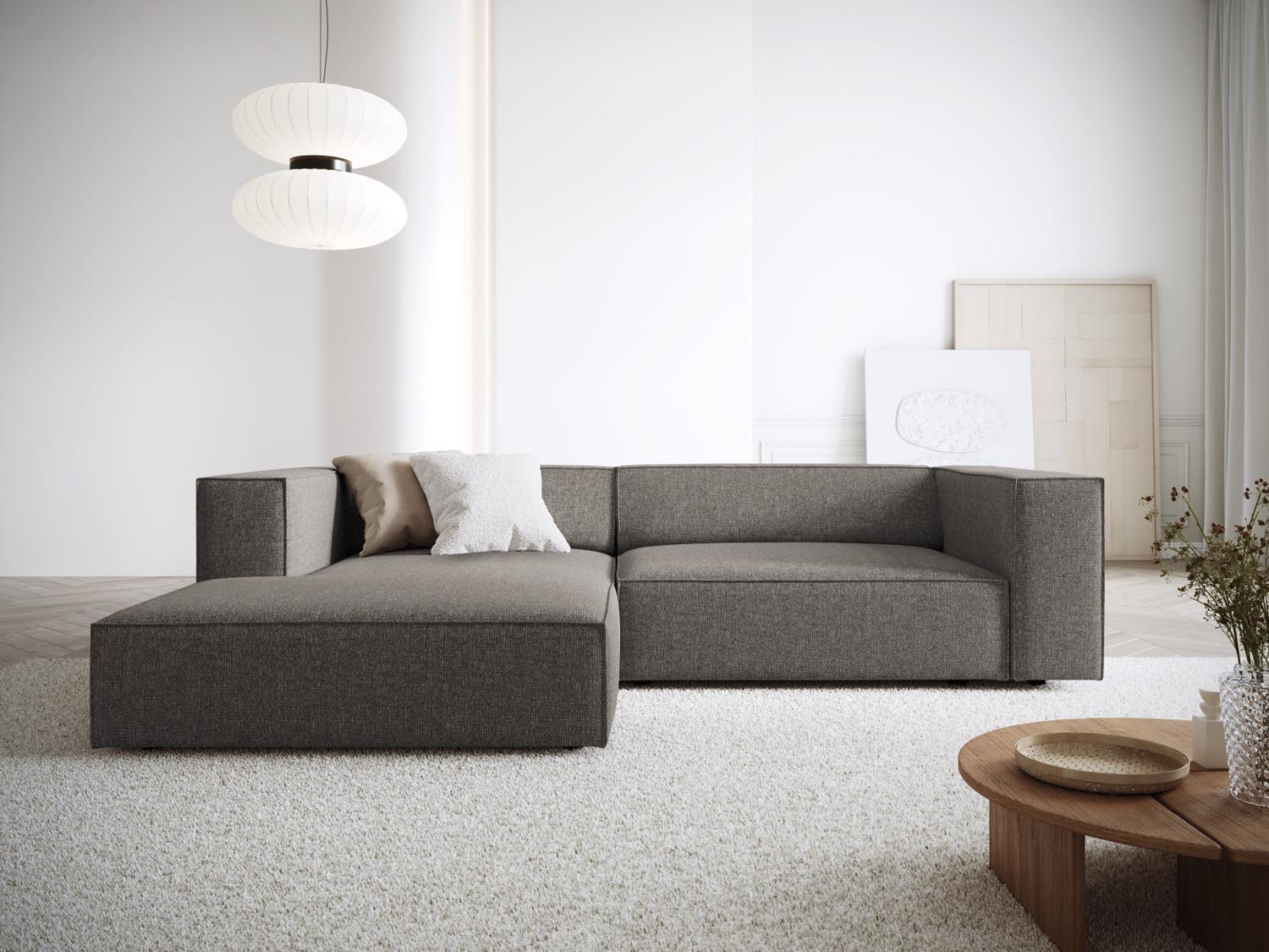 Arendal Ecksofa links 3 Sitzer in Grey präsentiert im Onlineshop von KAQTU Design AG. Ecksofa links ist von Cosmopolitan Design