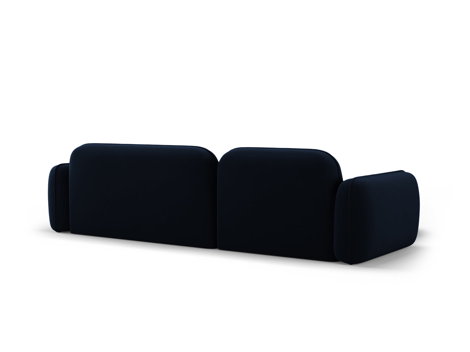 Sydney Velour Modular Ecksofa links 4 Sitzer in Royal Blue präsentiert im Onlineshop von KAQTU Design AG. Ecksofa links ist von Cosmopolitan Design