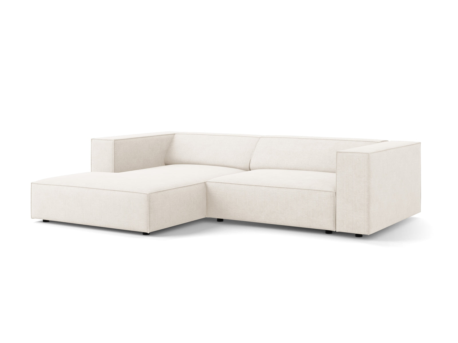 Arendal Ecksofa links 3 Sitzer in Ivory präsentiert im Onlineshop von KAQTU Design AG. Ecksofa links ist von Cosmopolitan Design