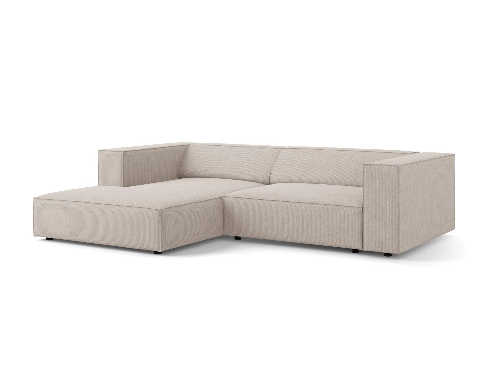 Arendal Ecksofa links 3 Sitzer in Dark Beige präsentiert im Onlineshop von KAQTU Design AG. Ecksofa links ist von Cosmopolitan Design