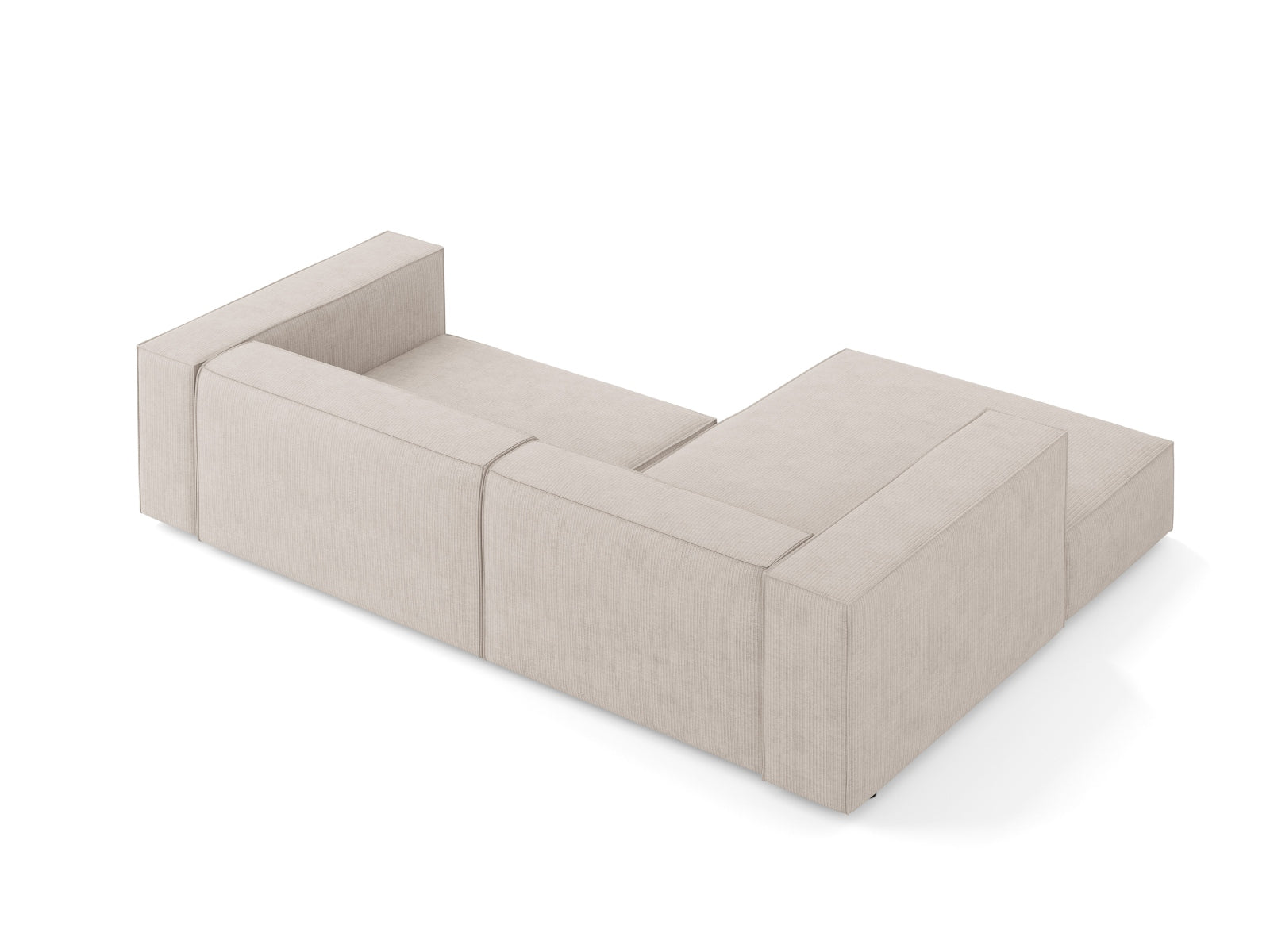 Arendal Ecksofa links 3 Sitzer in Dark Beige präsentiert im Onlineshop von KAQTU Design AG. Ecksofa links ist von Cosmopolitan Design