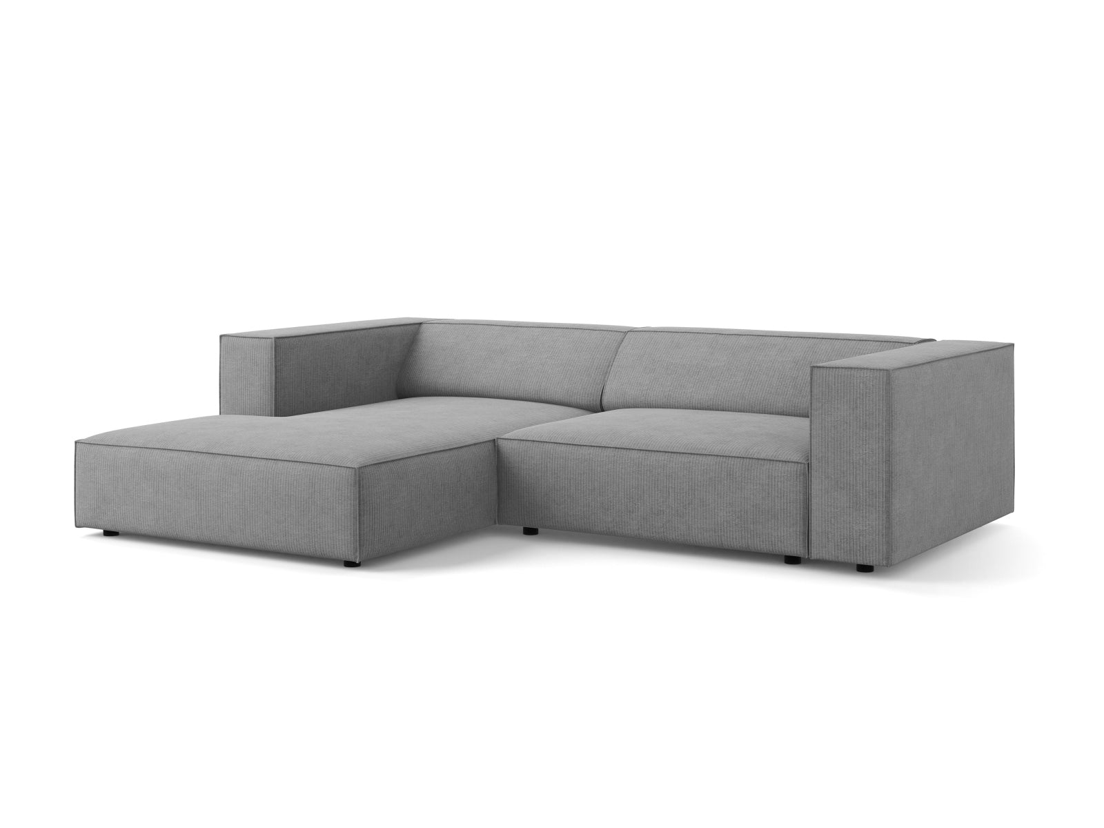 Arendal Ecksofa links 3 Sitzer in Dark Grey präsentiert im Onlineshop von KAQTU Design AG. Ecksofa links ist von Cosmopolitan Design