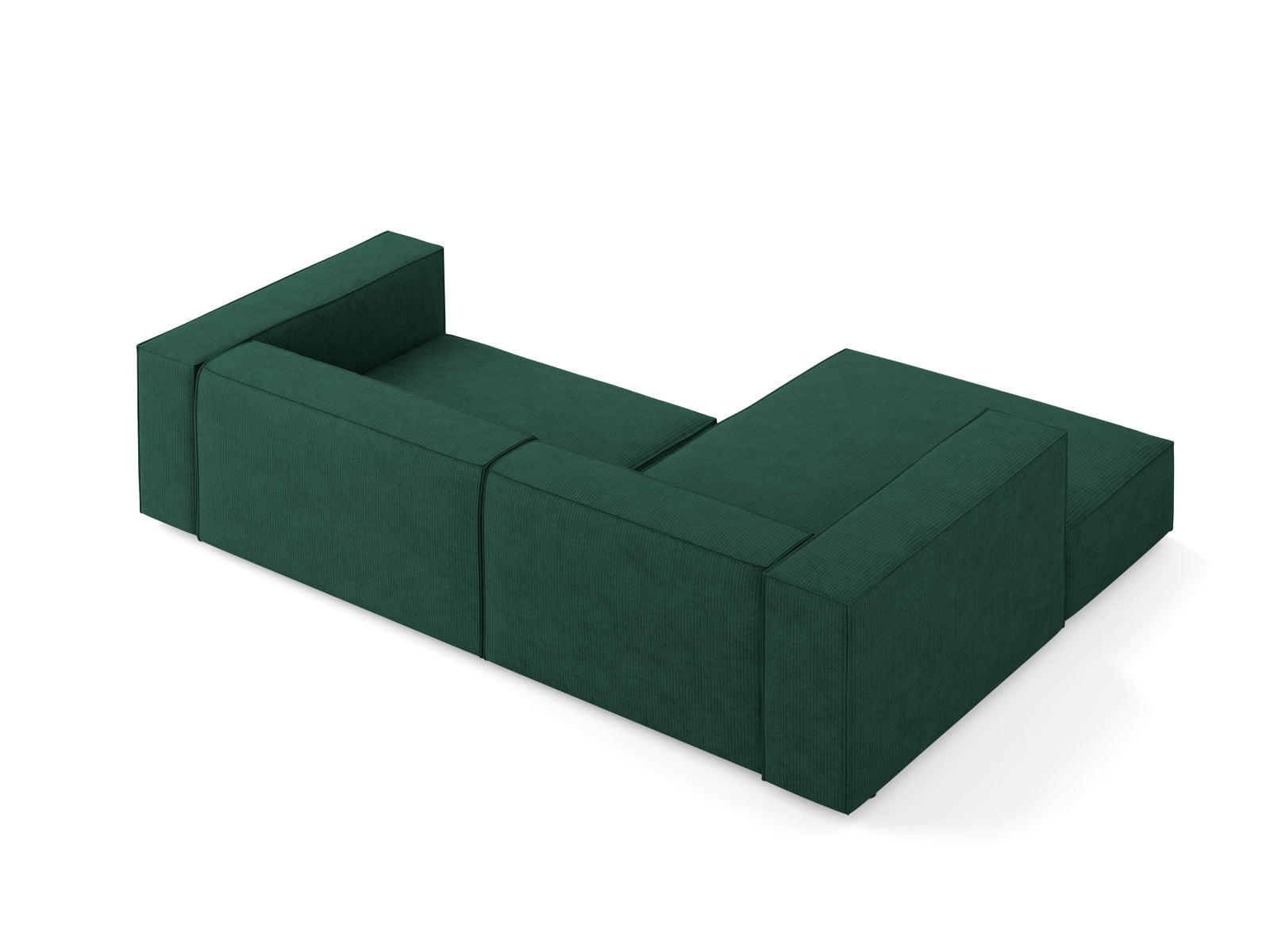 Arendal Ecksofa links 3 Sitzer in Bottle Green präsentiert im Onlineshop von KAQTU Design AG. Ecksofa links ist von Cosmopolitan Design