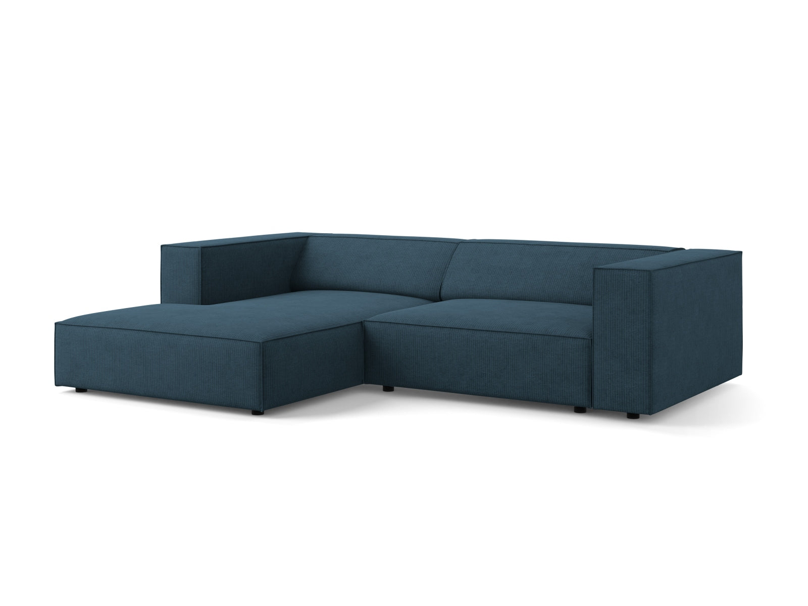 Arendal Ecksofa links 3 Sitzer in Navy Blue präsentiert im Onlineshop von KAQTU Design AG. Ecksofa links ist von Cosmopolitan Design