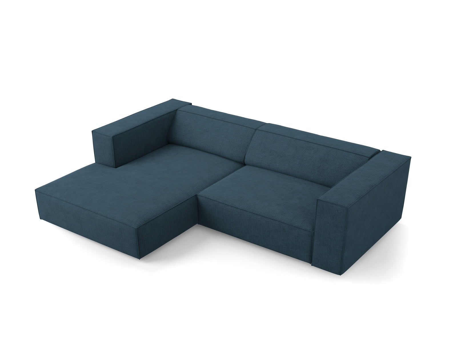 Arendal Ecksofa links 3 Sitzer in Navy Blue präsentiert im Onlineshop von KAQTU Design AG. Ecksofa links ist von Cosmopolitan Design