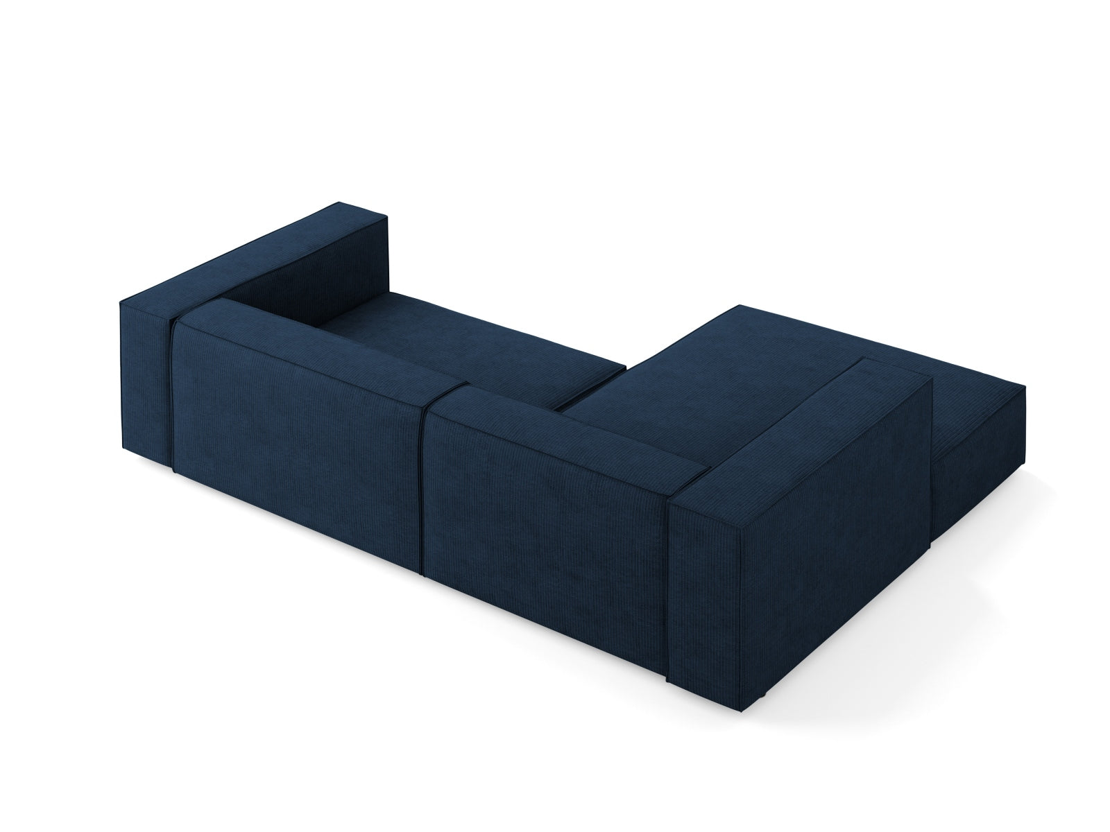 Arendal Ecksofa links 3 Sitzer in Royal Blue präsentiert im Onlineshop von KAQTU Design AG. Ecksofa links ist von Cosmopolitan Design