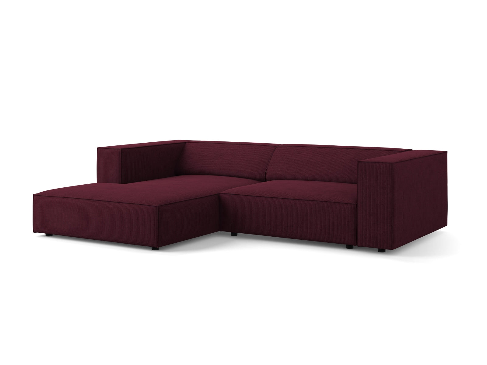 Arendal Ecksofa links 3 Sitzer in Ruby präsentiert im Onlineshop von KAQTU Design AG. Ecksofa links ist von Cosmopolitan Design