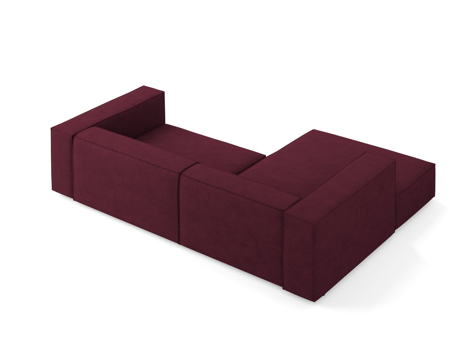 Arendal Ecksofa links 3 Sitzer in Ruby präsentiert im Onlineshop von KAQTU Design AG. Ecksofa links ist von Cosmopolitan Design
