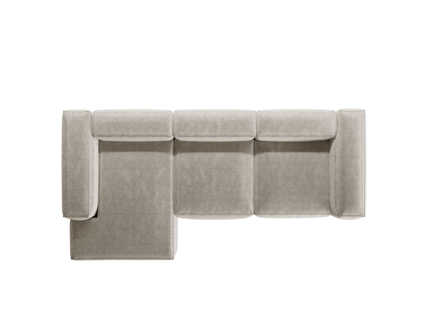 Erleben Sie das stilvolle Bergamo Modulare Ecksofa links 3 Sitzer von Cosmopolitan Design – ideal für Ihr modernes Wohnzimmer und entspannte Abende!