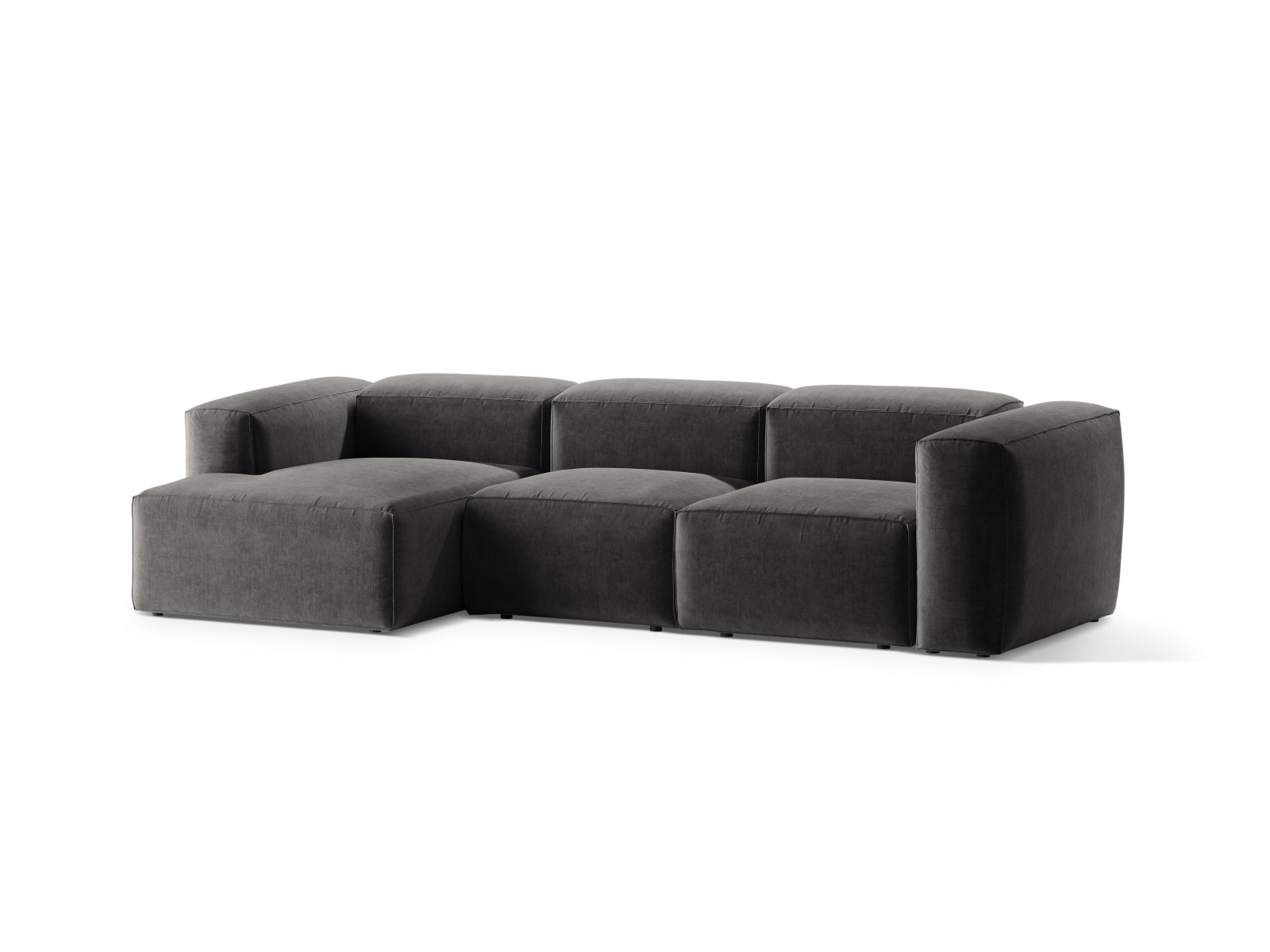 Entdecken Sie das elegante Bergamo Modulare Ecksofa links 3 Sitzer von Cosmopolitan Design – perfekt für Ihr modernes Zuhause und gemütliche Stunden!