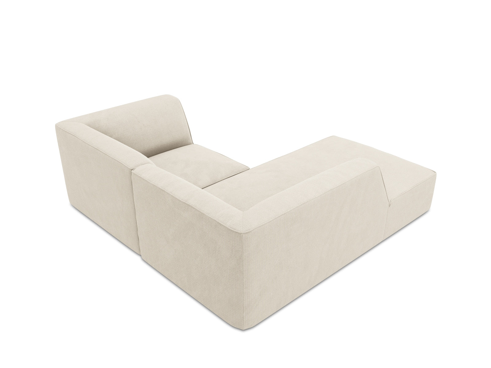 Oslo Modulares Ecksofa links 3 Sitzer in Light Beige präsentiert im Onlineshop von KAQTU Design AG. Ecksofa links ist von Cosmopolitan Design