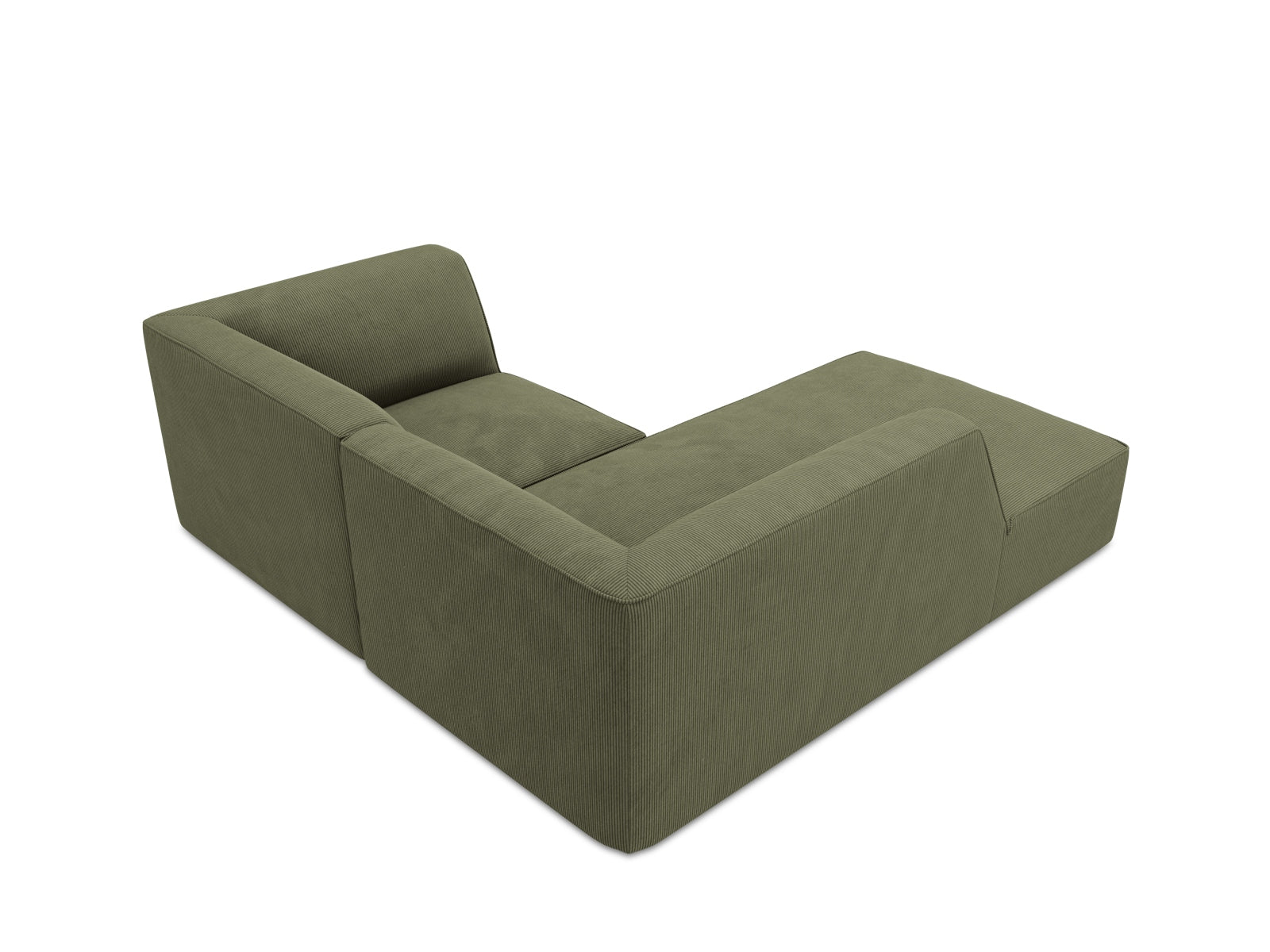 Oslo Modulares Ecksofa links 3 Sitzer in Green präsentiert im Onlineshop von KAQTU Design AG. Ecksofa links ist von Cosmopolitan Design