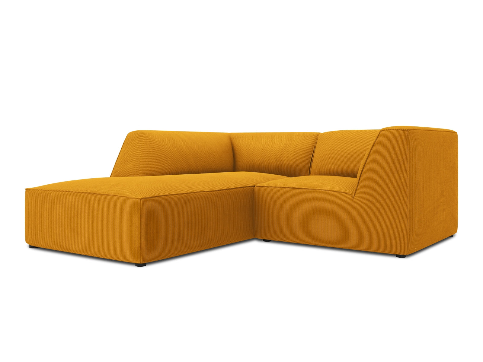 Oslo Modulares Ecksofa links 3 Sitzer in Yellow präsentiert im Onlineshop von KAQTU Design AG. Ecksofa links ist von Cosmopolitan Design