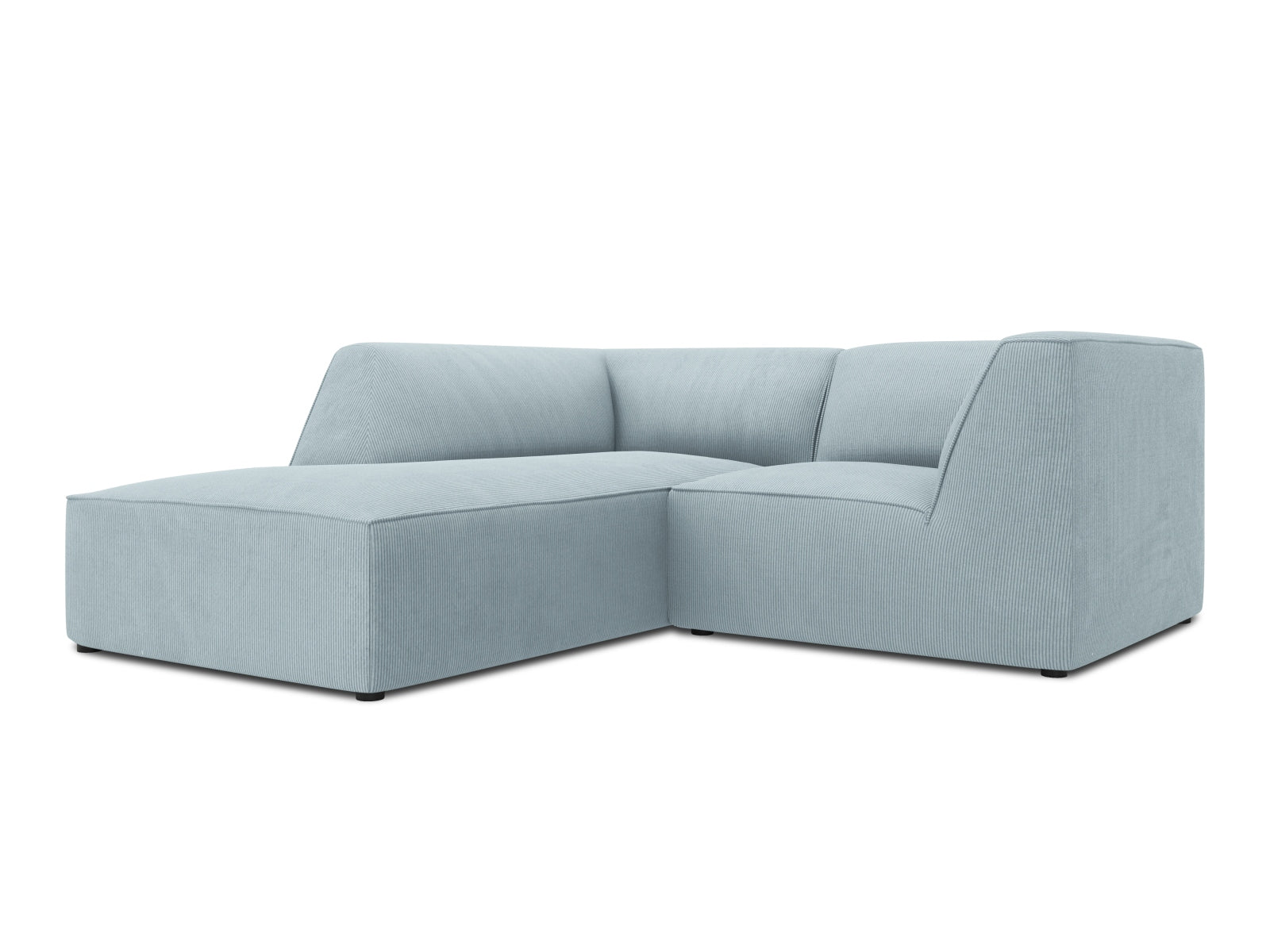 Oslo Modulares Ecksofa links 3 Sitzer in Light Blue präsentiert im Onlineshop von KAQTU Design AG. Ecksofa links ist von Cosmopolitan Design