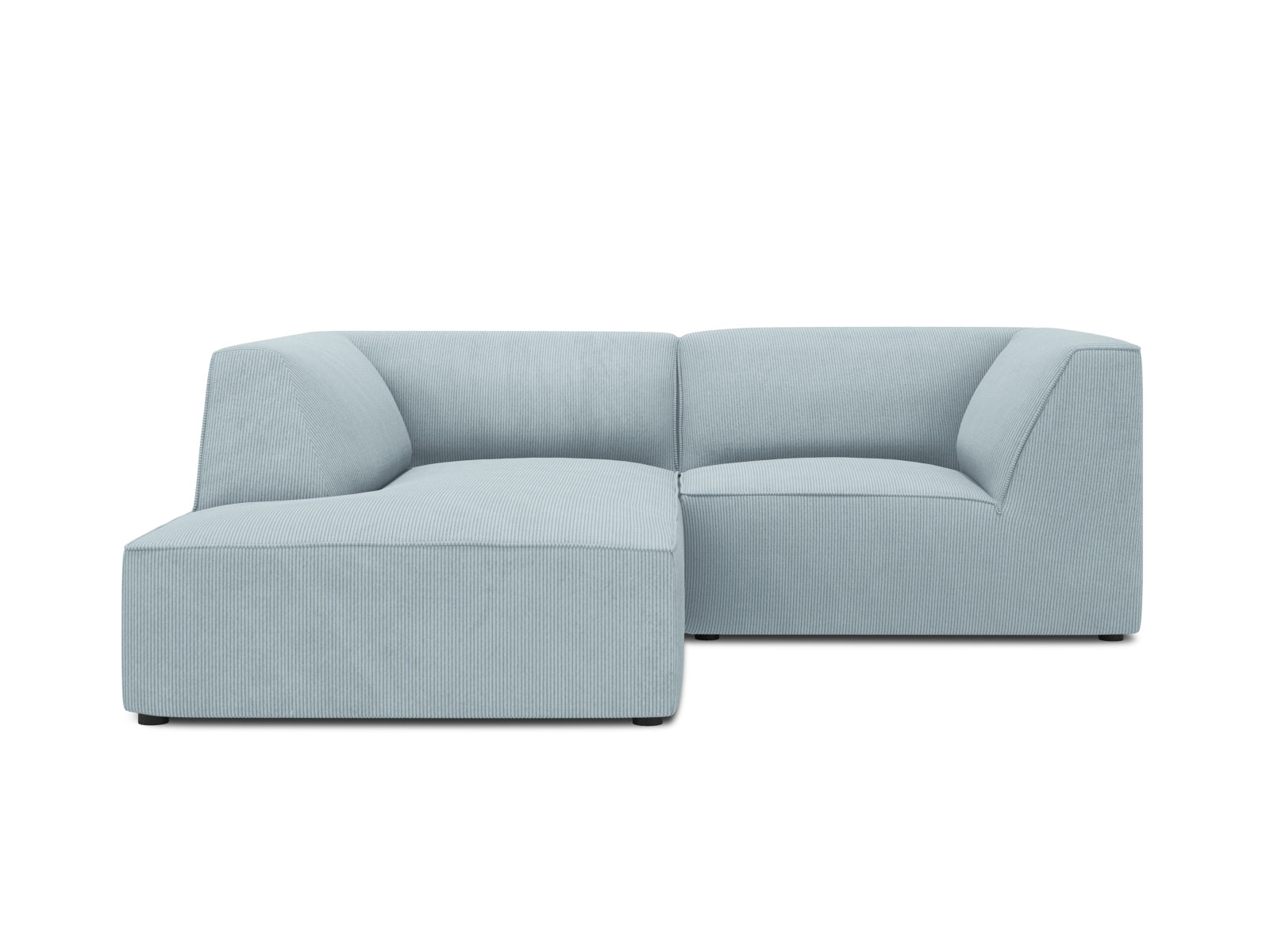 Oslo Modulares Ecksofa links 3 Sitzer in Light Blue präsentiert im Onlineshop von KAQTU Design AG. Ecksofa links ist von Cosmopolitan Design