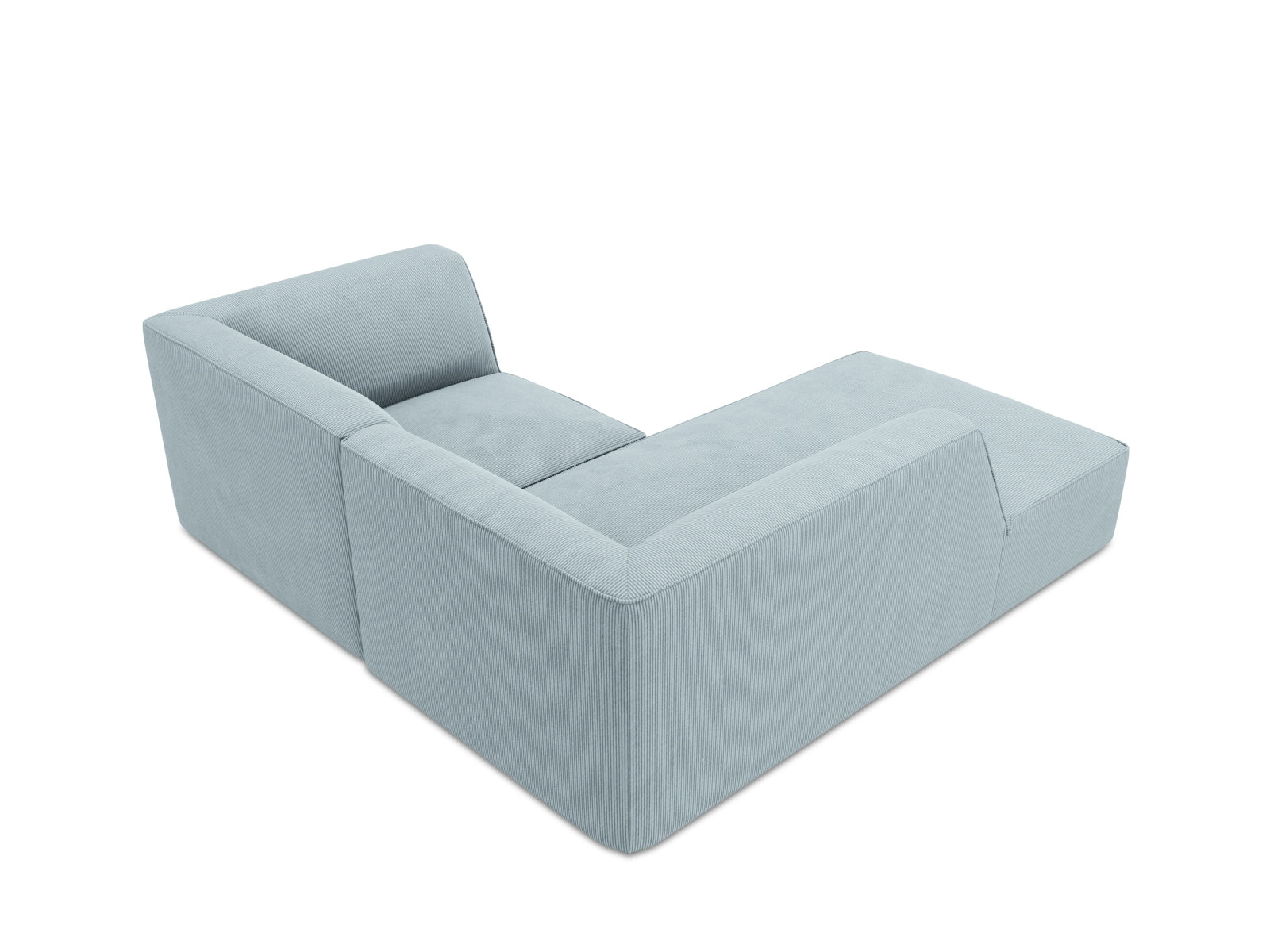 Oslo Modulares Ecksofa links 3 Sitzer in Light Blue präsentiert im Onlineshop von KAQTU Design AG. Ecksofa links ist von Cosmopolitan Design