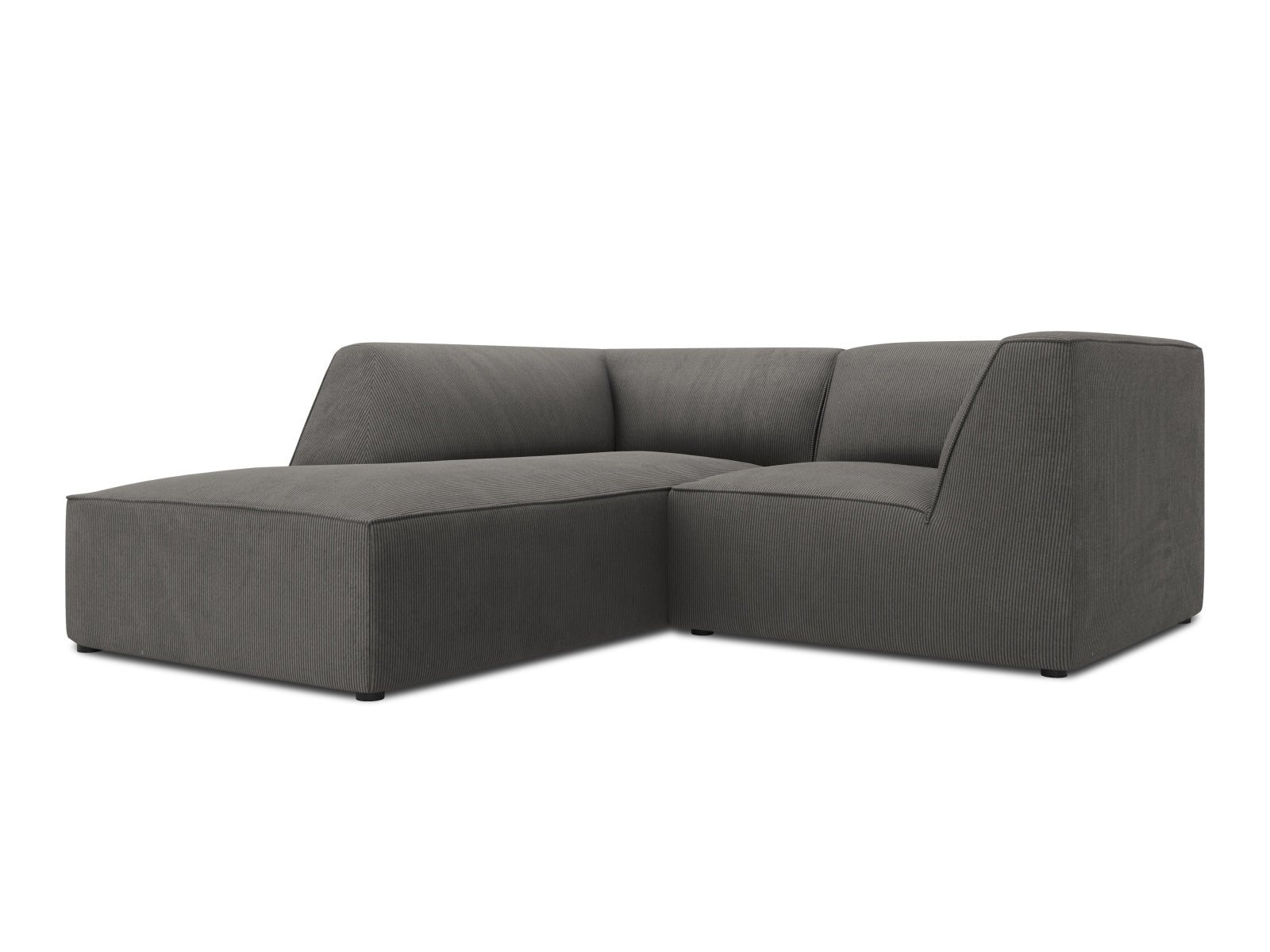 Oslo Modulares Ecksofa links 3 Sitzer in Dark Grey präsentiert im Onlineshop von KAQTU Design AG. Ecksofa links ist von Cosmopolitan Design