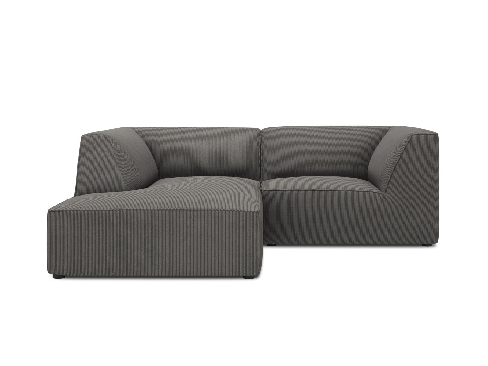 Oslo Modulares Ecksofa links 3 Sitzer in Dark Grey präsentiert im Onlineshop von KAQTU Design AG. Ecksofa links ist von Cosmopolitan Design