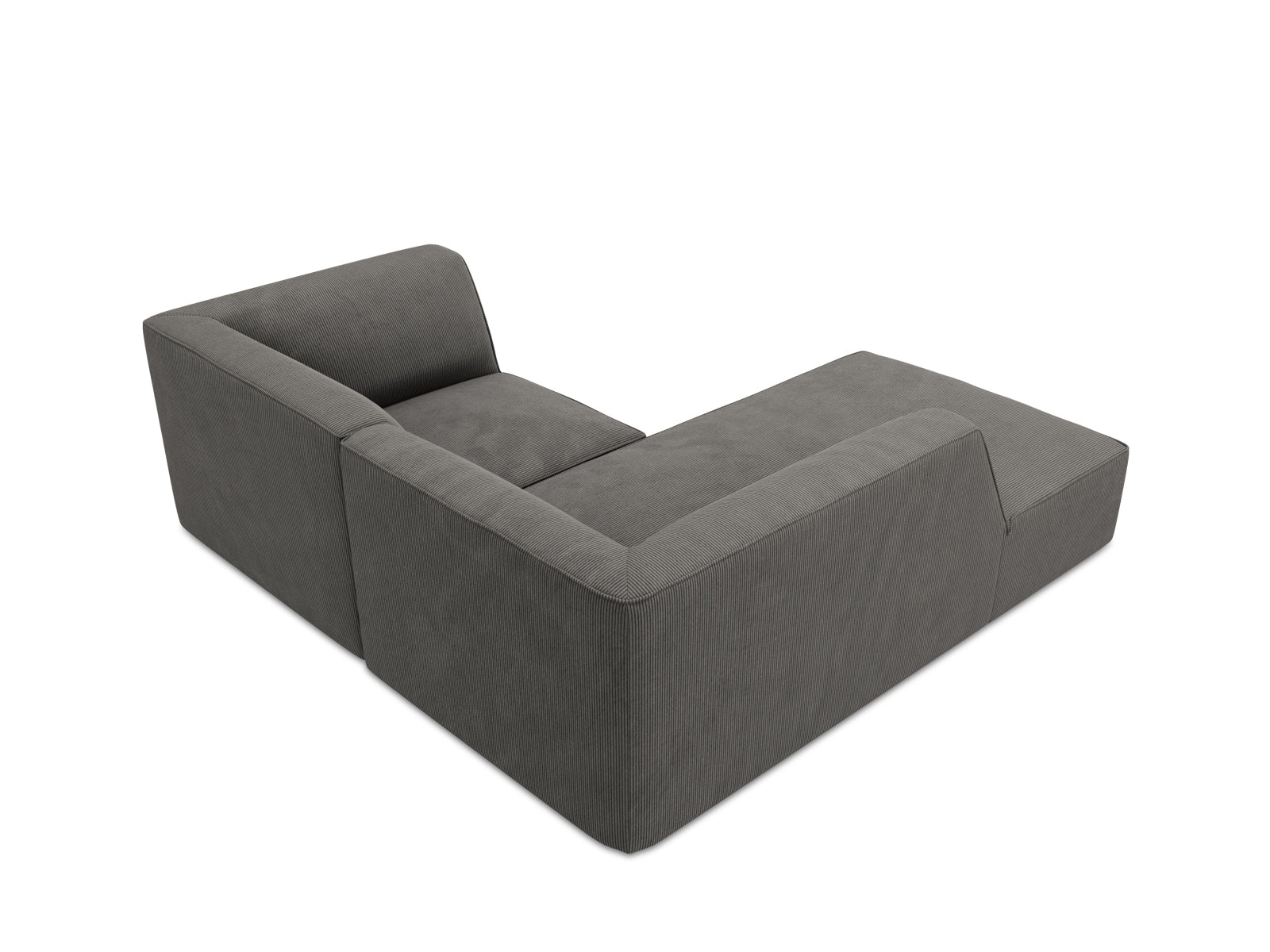 Oslo Modulares Ecksofa links 3 Sitzer in Dark Grey präsentiert im Onlineshop von KAQTU Design AG. Ecksofa links ist von Cosmopolitan Design
