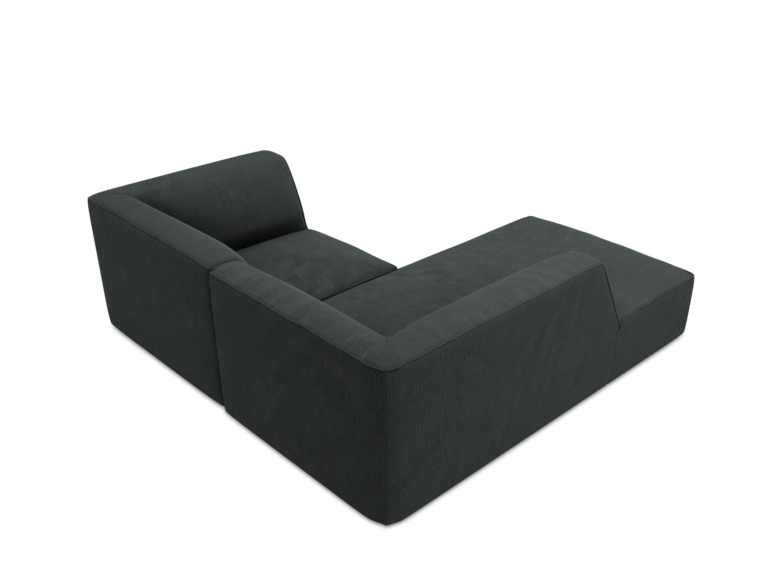 Oslo Modulares Ecksofa links 3 Sitzer in Black präsentiert im Onlineshop von KAQTU Design AG. Ecksofa links ist von Cosmopolitan Design