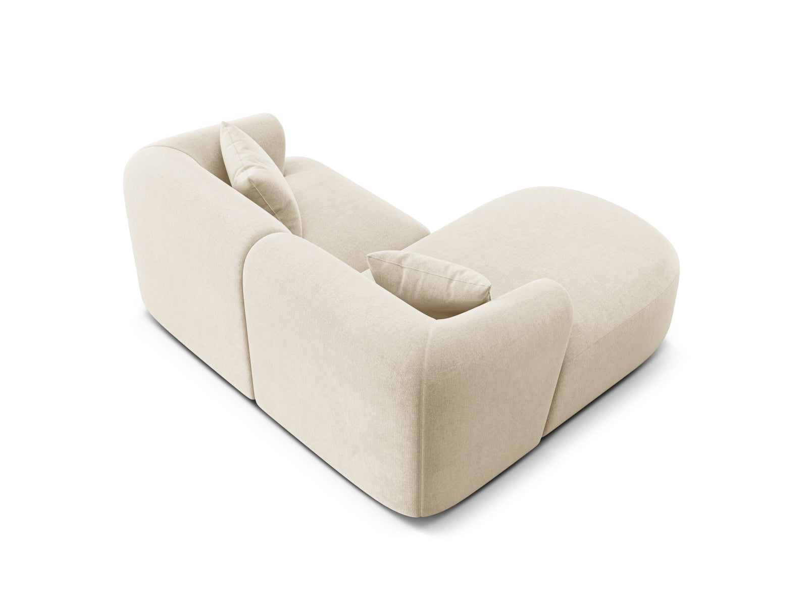Erleben Sie das elegante Campi Velour Modular Ecksofa links 3 Sitzer von Cosmopolitan Design – ideal für Ihr modernes Zuhause, vielseitig und komfortabel.