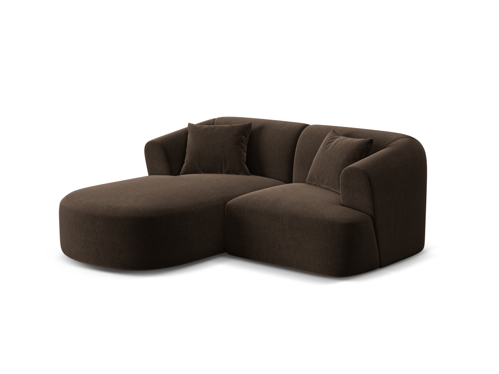 Erleben Sie das elegante Campi Velour Modular Ecksofa links 3 Sitzer von Cosmopolitan Design – ideal für Ihr modernes Zuhause, vielseitig und komfortabel.