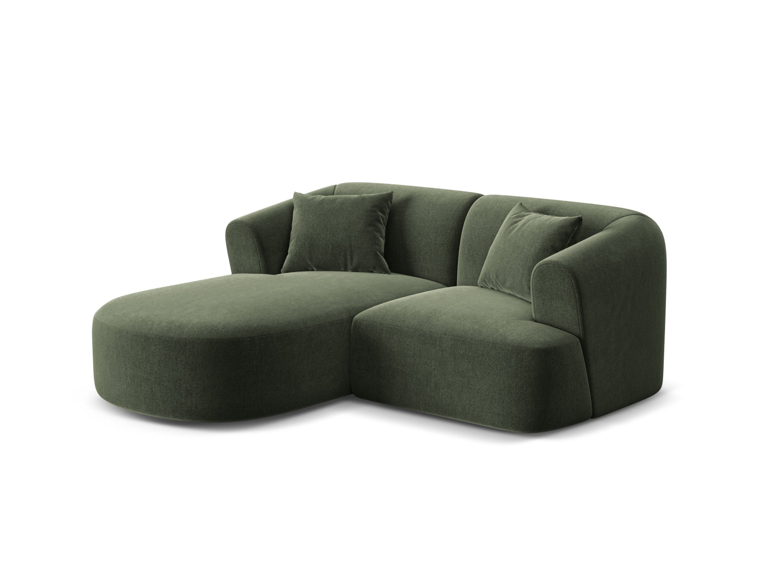 Erleben Sie das elegante Campi Velour Modular Ecksofa links 3 Sitzer von Cosmopolitan Design – ideal für Ihr modernes Zuhause, vielseitig und komfortabel.