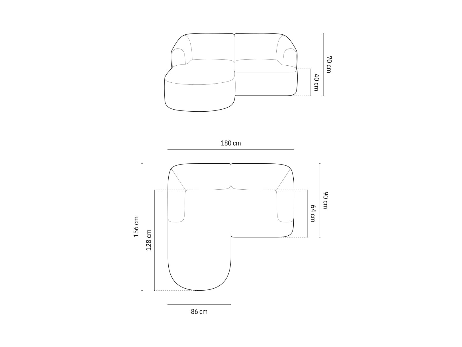 Erleben Sie das elegante Campi Velour Modular Ecksofa links 3 Sitzer von Cosmopolitan Design – ideal für Ihr modernes Zuhause, vielseitig und komfortabel.