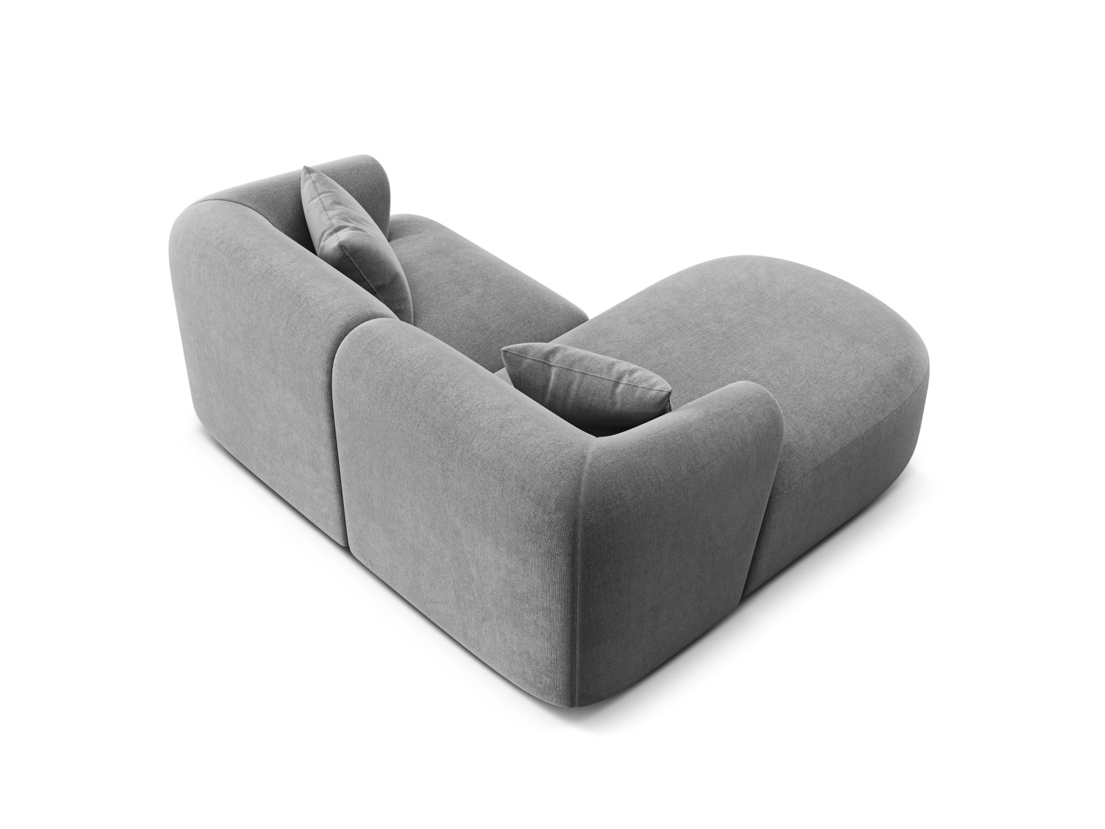 Erleben Sie das elegante Campi Velour Modular Ecksofa links 3 Sitzer von Cosmopolitan Design – ideal für Ihr modernes Zuhause, vielseitig und komfortabel.