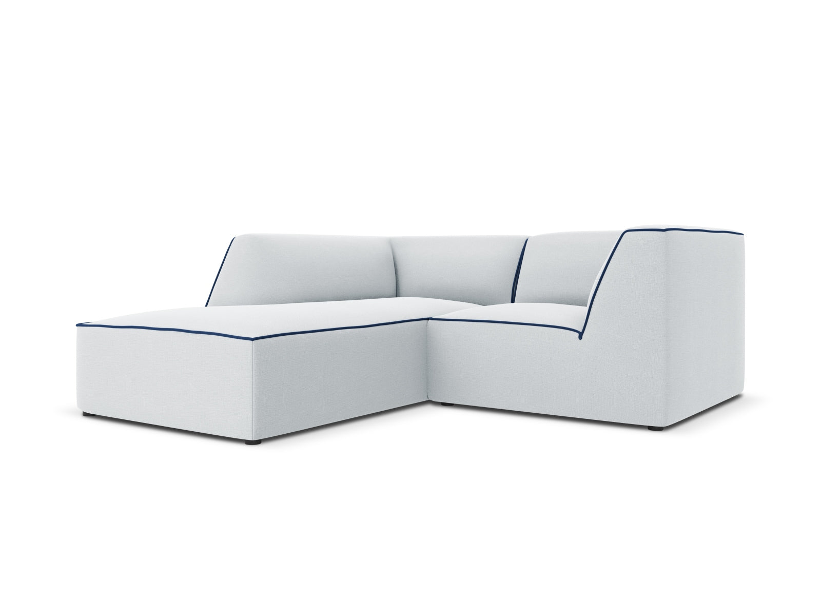 Oslo Modulares Ecksofa links 3 Sitzer in Light Grey, Royal Blue präsentiert im Onlineshop von KAQTU Design AG. Ecksofa links ist von Cosmopolitan Design