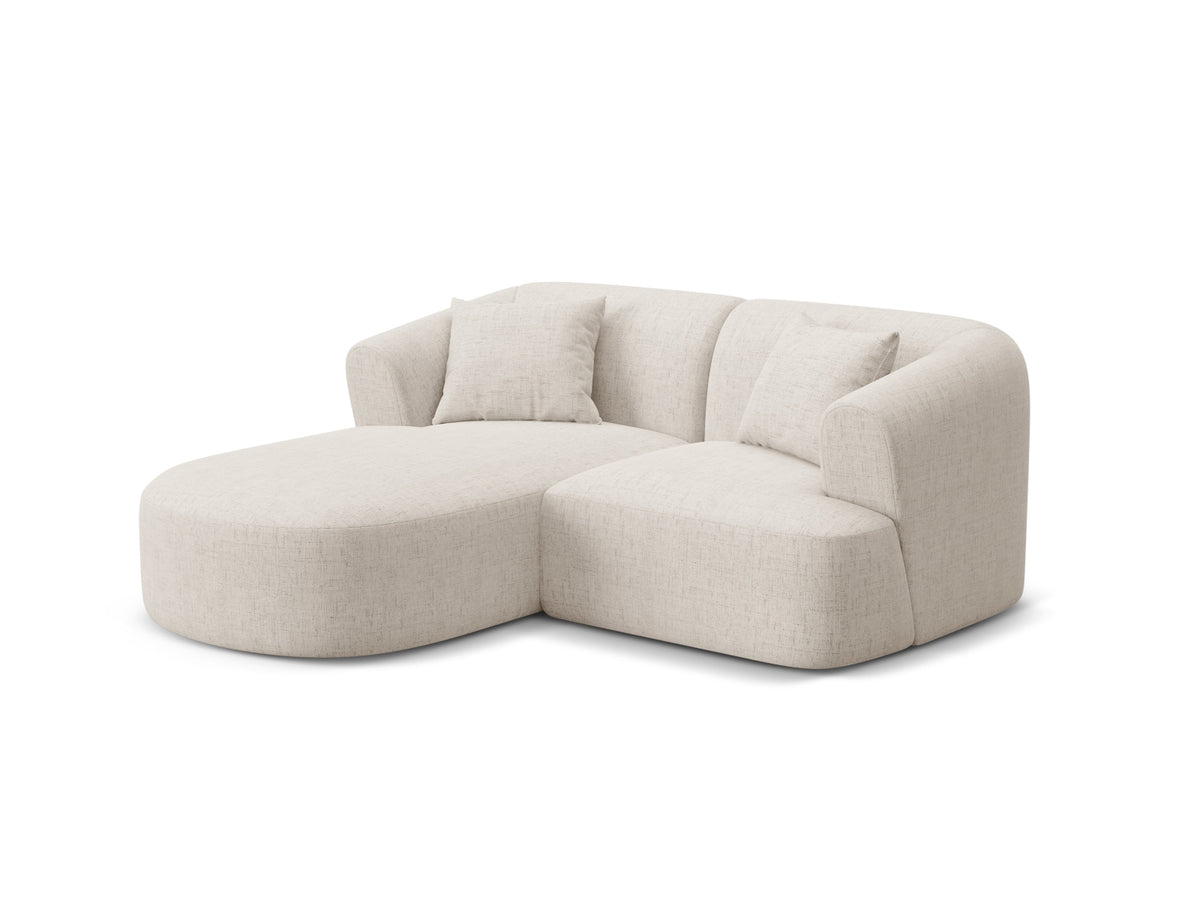 3-Sitzer Ecksofa links modular Campi in Light Beige-Moly präsentiert im Onlineshop von KAQTU Design AG. Ecksofa links ist von Cosmopolitan Design