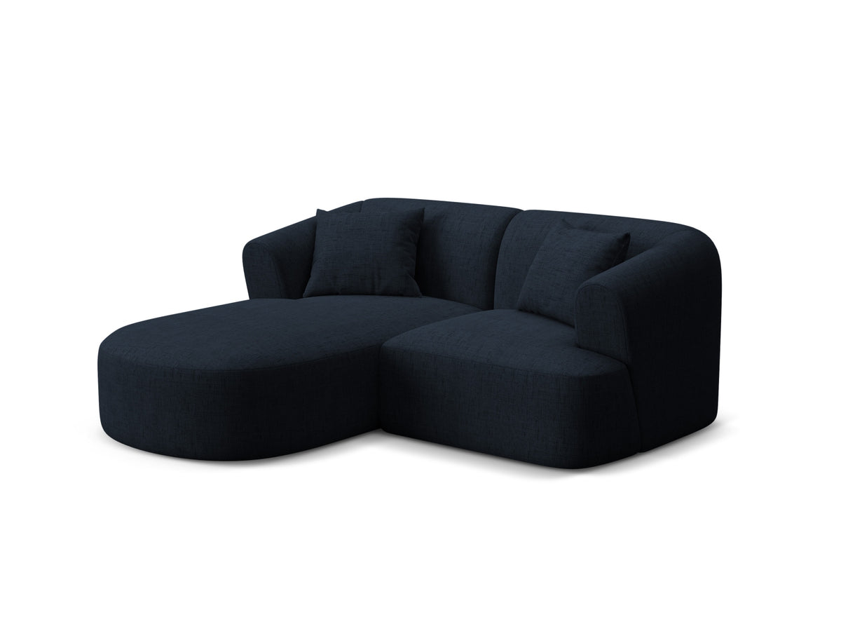 3-Sitzer Ecksofa links modular Campi in Royal Blue-Moly präsentiert im Onlineshop von KAQTU Design AG. Ecksofa links ist von Cosmopolitan Design