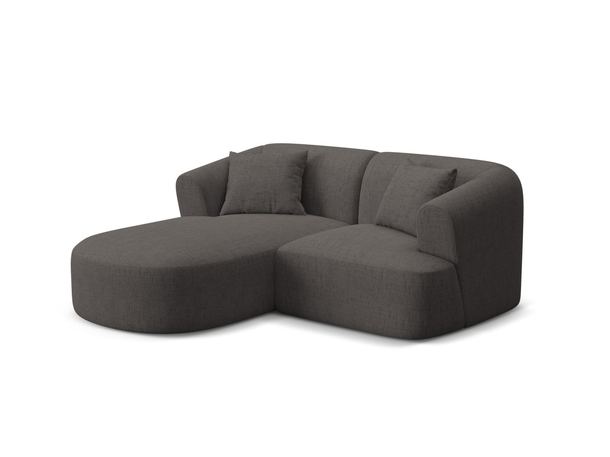 3-Sitzer Ecksofa links modular Campi in Grey-Moly präsentiert im Onlineshop von KAQTU Design AG. Ecksofa links ist von Cosmopolitan Design
