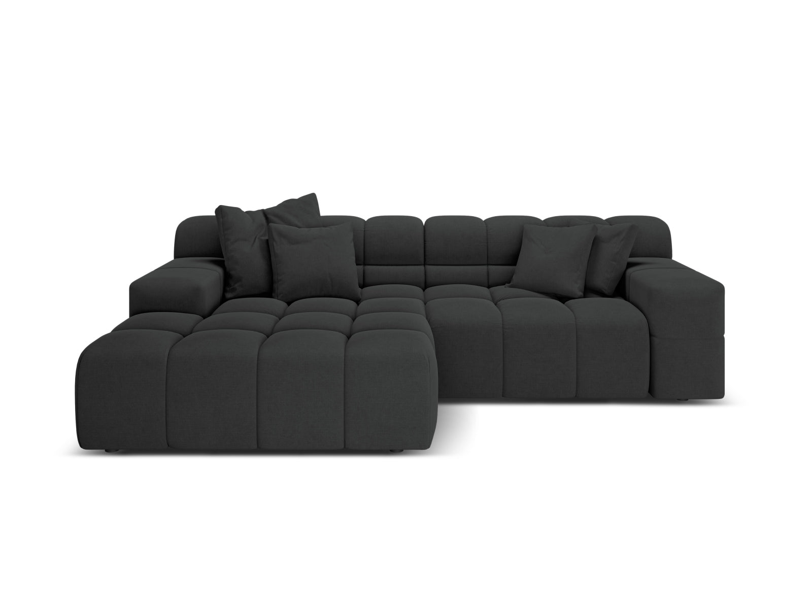 2-Sitzer Ecksofa links Hawaii in Anthracite-Moly präsentiert im Onlineshop von KAQTU Design AG. Ecksofa links ist von Cosmopolitan Design
