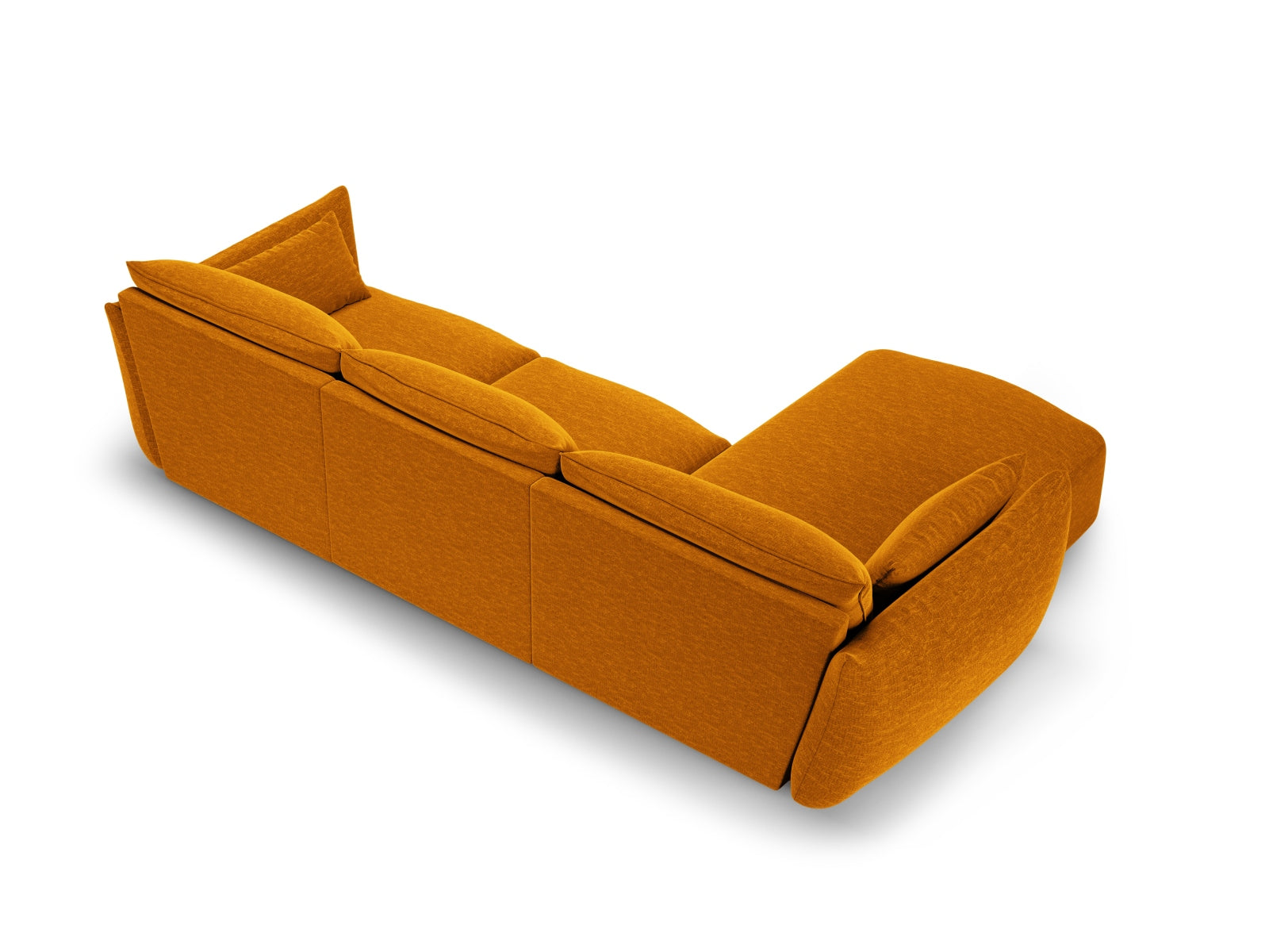 Modernes 5-Sitzer Ecksofa links Matera von Cosmopolitan Design, ideal für gemütliche Stunden und geschmackvolle Einrichtung.