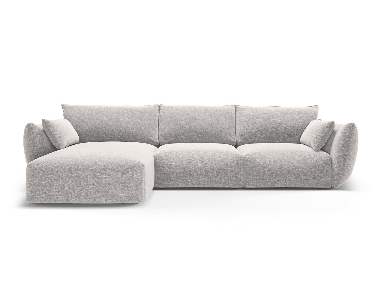 5-Sitzer Ecksofa links Matera in Light Grey-Haga präsentiert im Onlineshop von KAQTU Design AG. Ecksofa links ist von Cosmopolitan Design