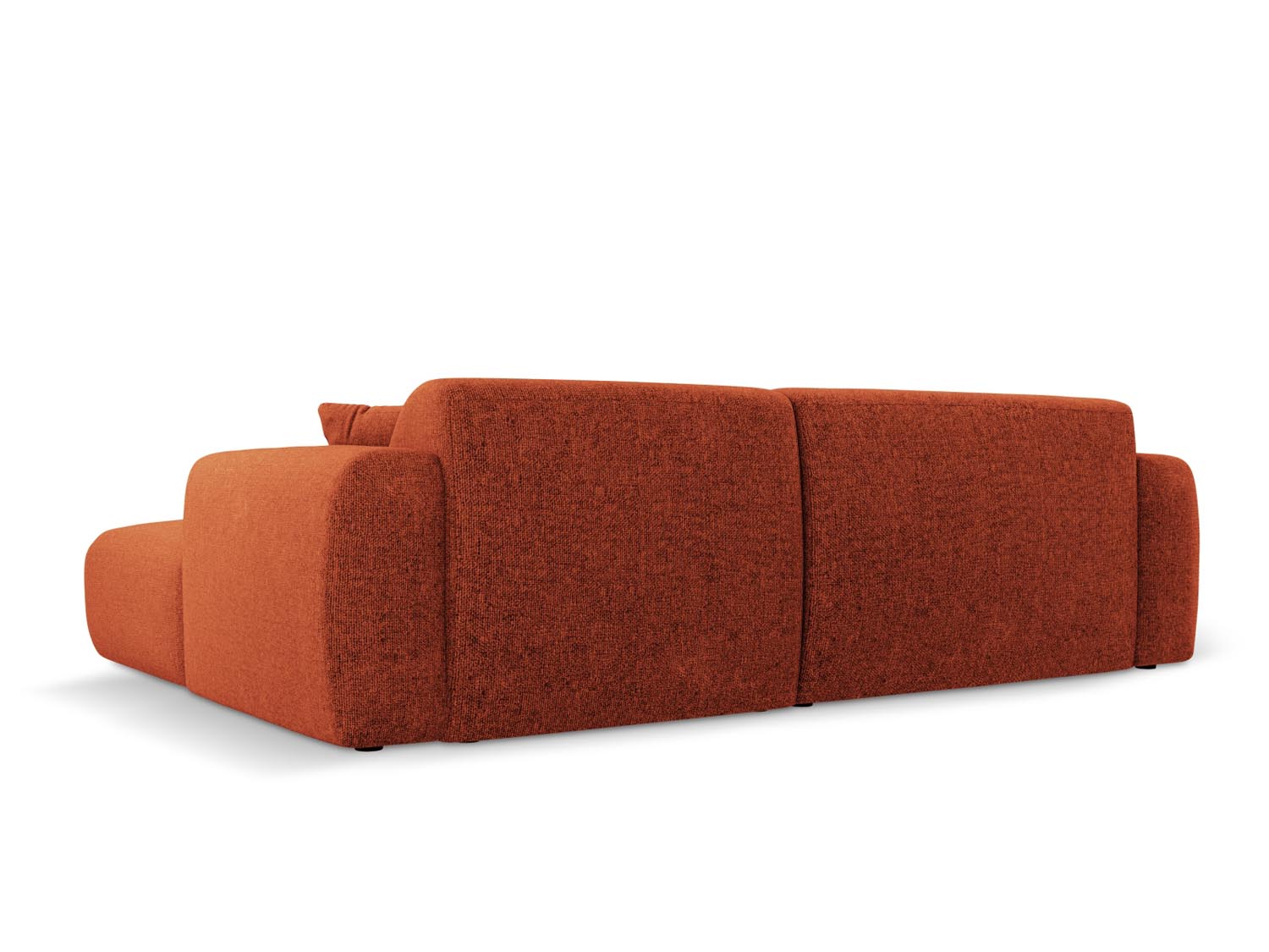 Nolio Ecksofa links 4 Sitzer 170cm in Terracotta präsentiert im Onlineshop von KAQTU Design AG. Ecksofa links ist von Cosmopolitan Design