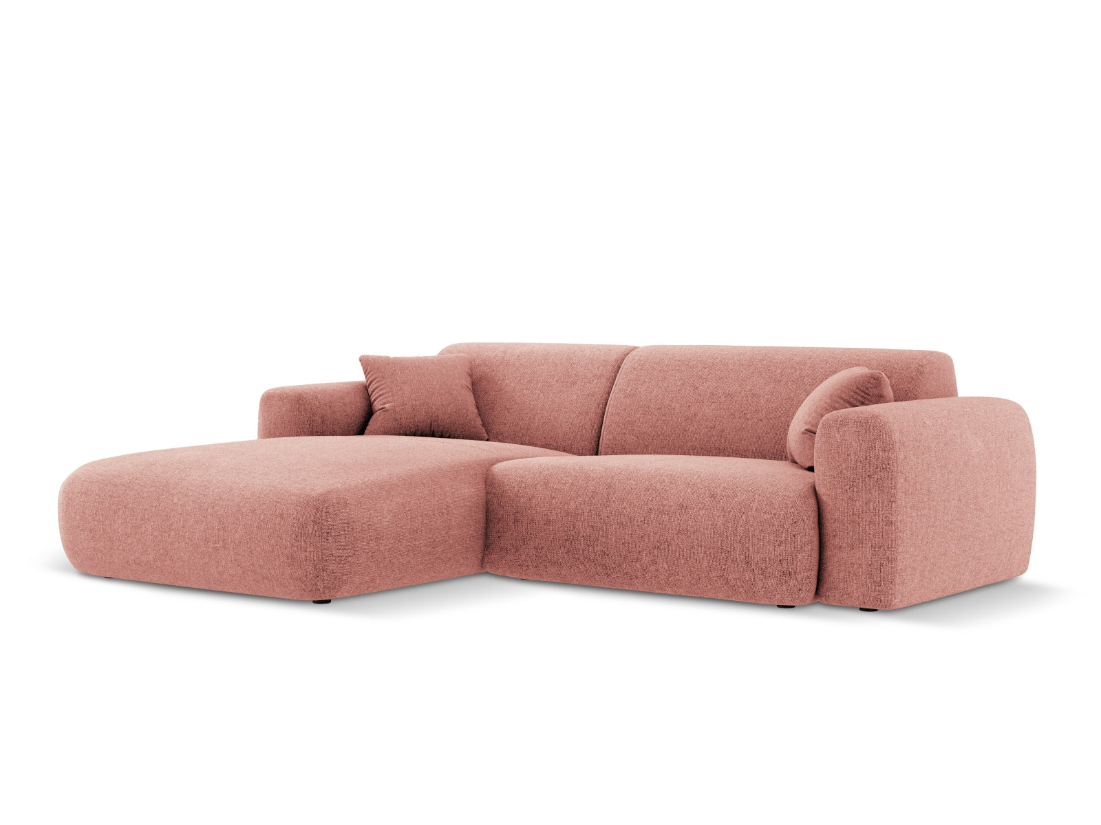Nolio Ecksofa links 4 Sitzer 170cm in Pink präsentiert im Onlineshop von KAQTU Design AG. Ecksofa links ist von Cosmopolitan Design