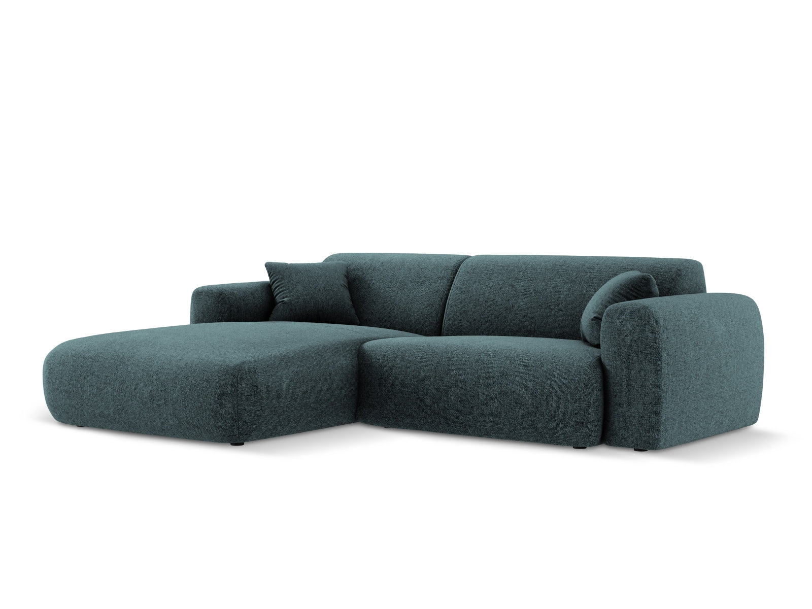 Nolio Ecksofa links 4 Sitzer 170cm in Petrol präsentiert im Onlineshop von KAQTU Design AG. Ecksofa links ist von Cosmopolitan Design