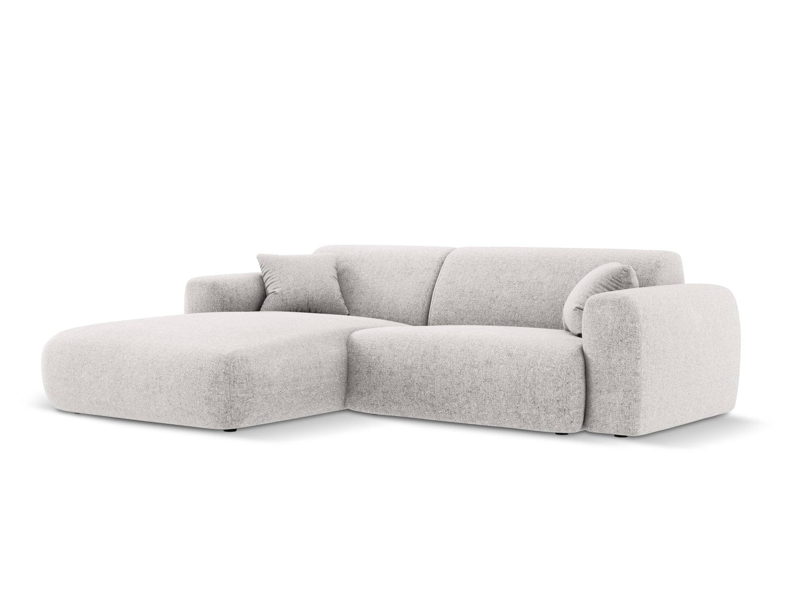 Nolio Ecksofa links 4 Sitzer 170cm in Light Grey präsentiert im Onlineshop von KAQTU Design AG. Ecksofa links ist von Cosmopolitan Design