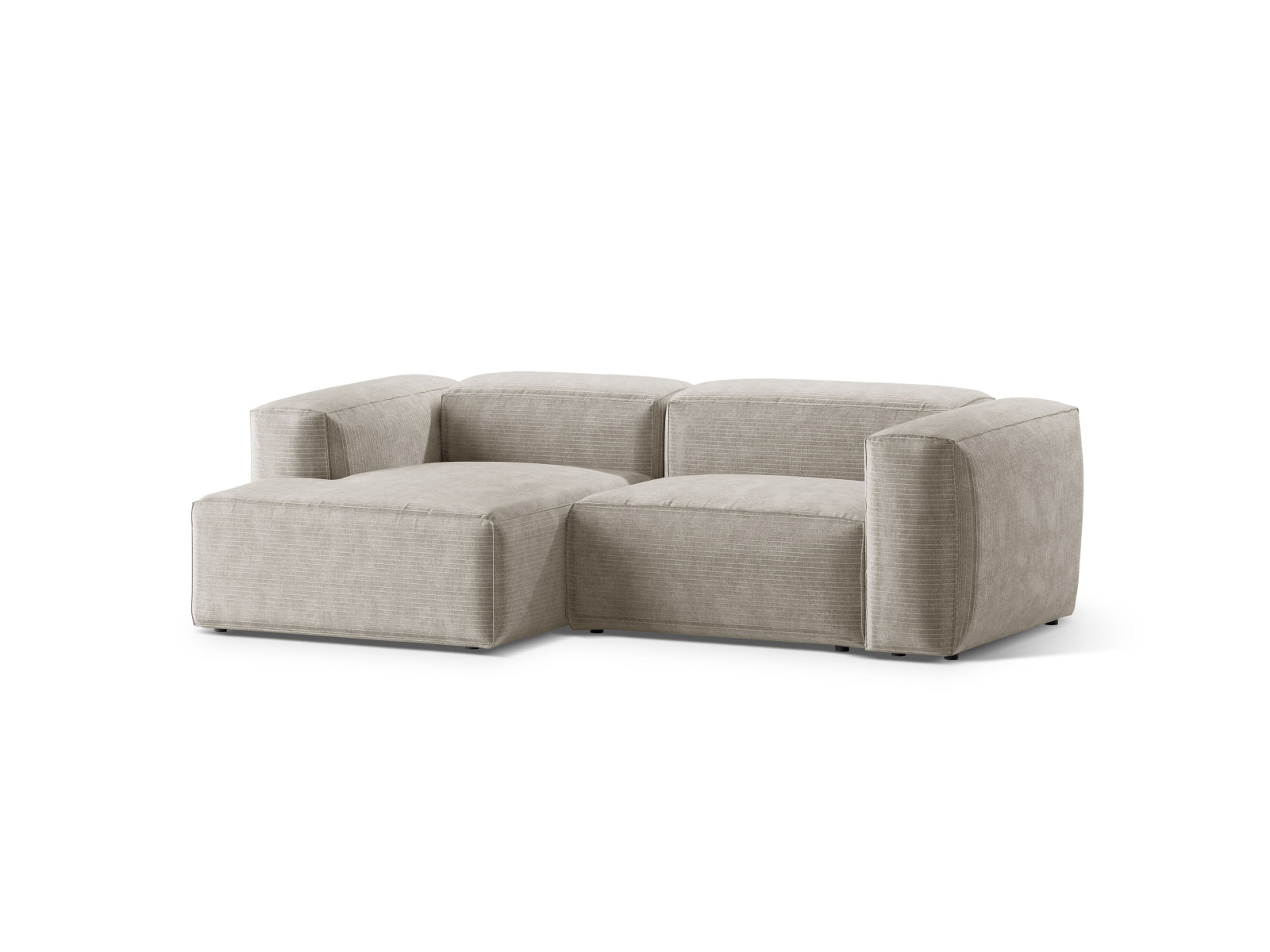 Entdecken Sie das elegante Bergamo Modulare Ecksofa links 2 Sitzer von Cosmopolitan Design – perfekt für stilvolle Wohnräume und gemütliche Stunden!