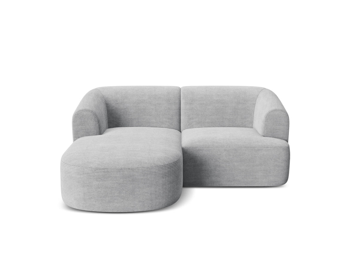 3-Sitzer Ecksofa links modular Campi in Silver-Lincoln D präsentiert im Onlineshop von KAQTU Design AG. Ecksofa links ist von Cosmopolitan Design