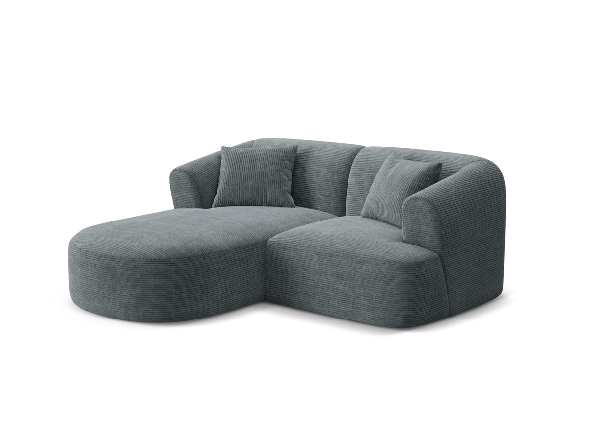 3-Sitzer Ecksofa links modular Campi in Dark Grey-Lincoln D präsentiert im Onlineshop von KAQTU Design AG. Ecksofa links ist von Cosmopolitan Design