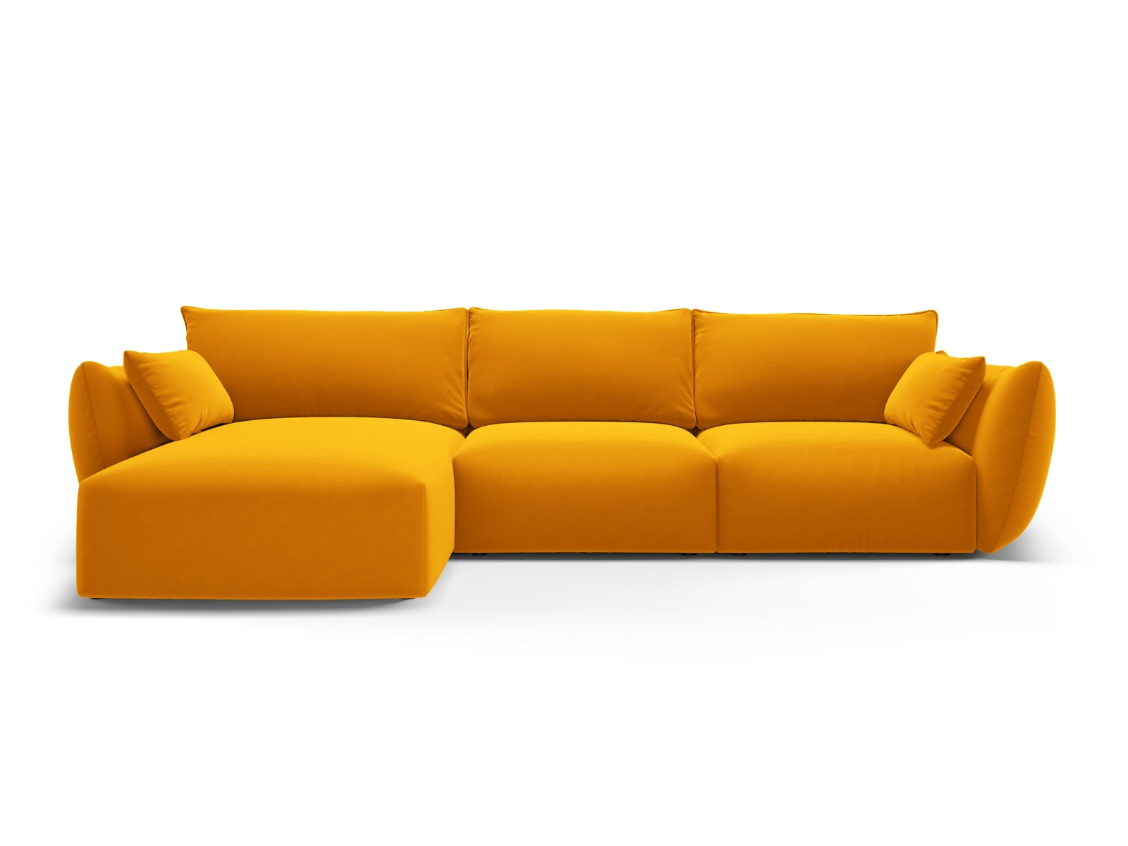 Stylisches 5-Sitzer Ecksofa links Matera von Cosmopolitan Design, ideal für gemütliche Stunden und zeitgemäße Einrichtung.